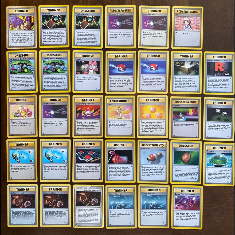 VINTAGE base set Pokémon Trainer card BUNDLE DEAL 🎊